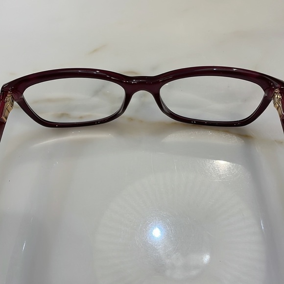 Givenchy Burgundy Color Glasses—RX Or Reading—Beautiful Frames in Excellent Con. - Picture 9 of 12